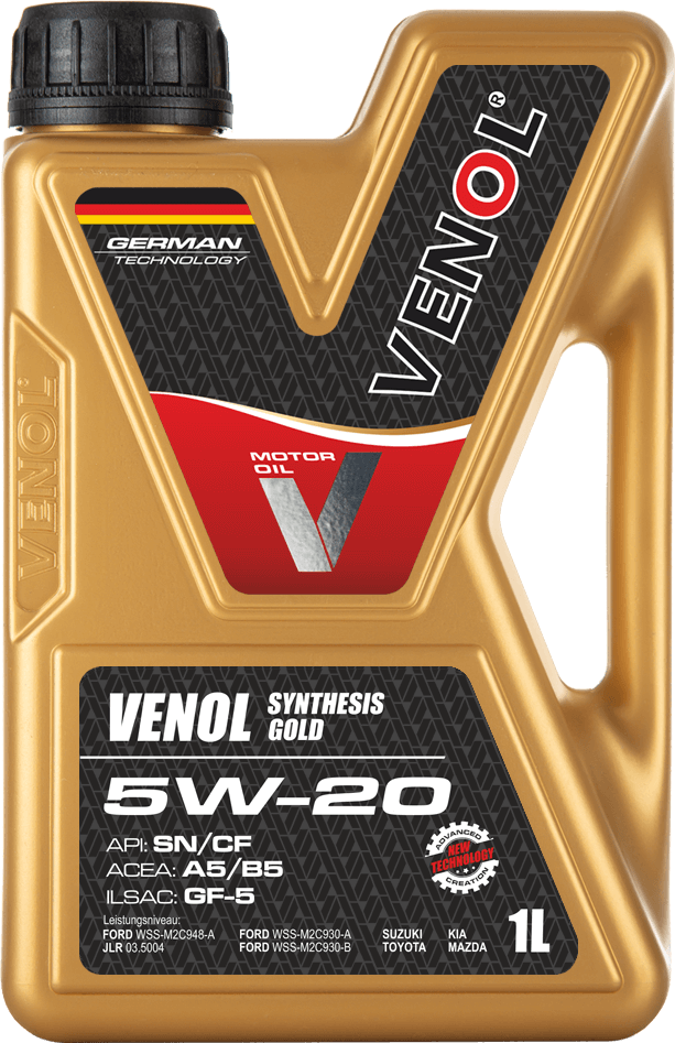 OLEJ SILNIKOWY VENOL SYNTHESIS GOLD SN CF 5W20_1L